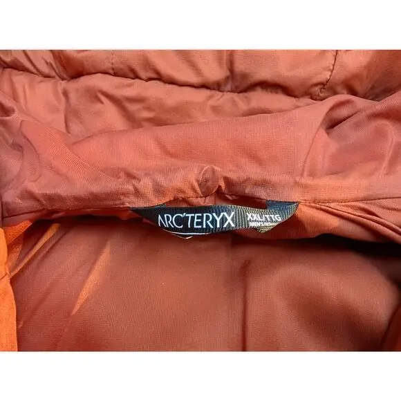 Arc'teryx Atom LT Hoody Men's XXL Burnt Orange Insulated Jacket Coreloft 24108 - Picture 3 of 8